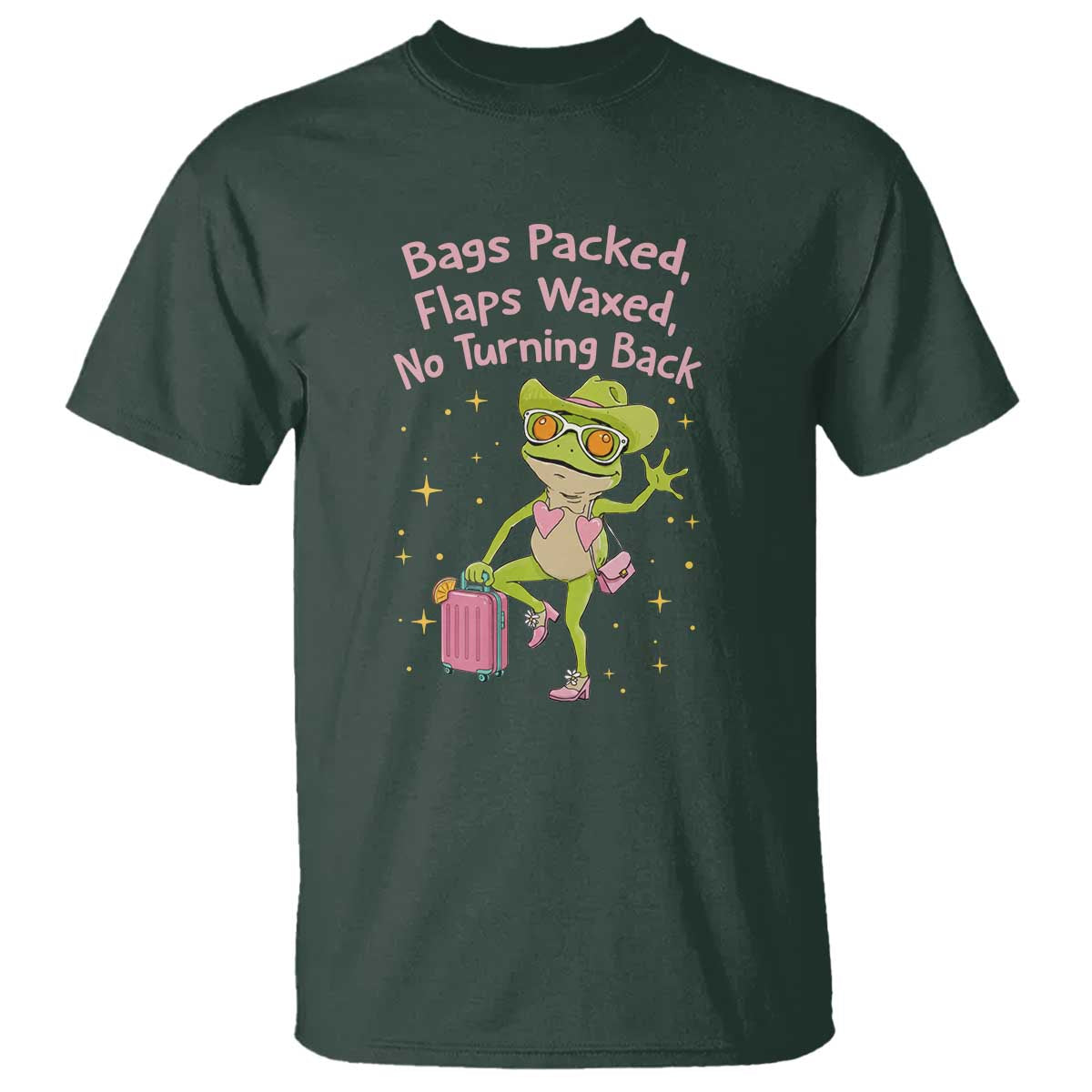 Funny Girls Trip Frog T Shirt Bags Packed Flaps Waxed - Wonder Print Shop
