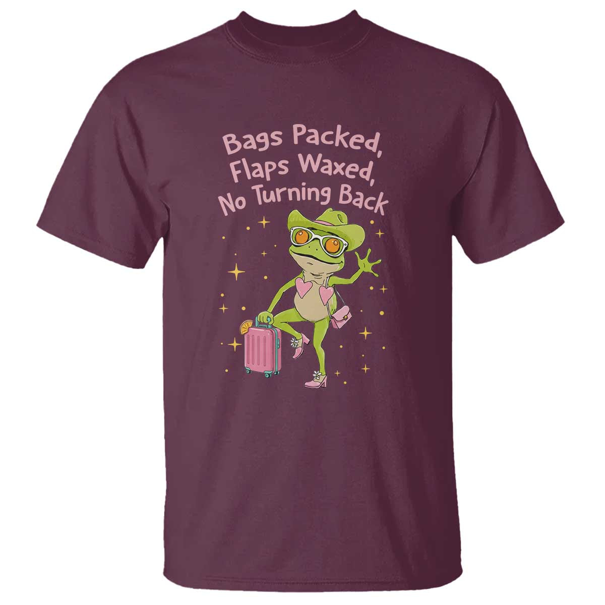 Funny Girls Trip Frog T Shirt Bags Packed Flaps Waxed - Wonder Print Shop