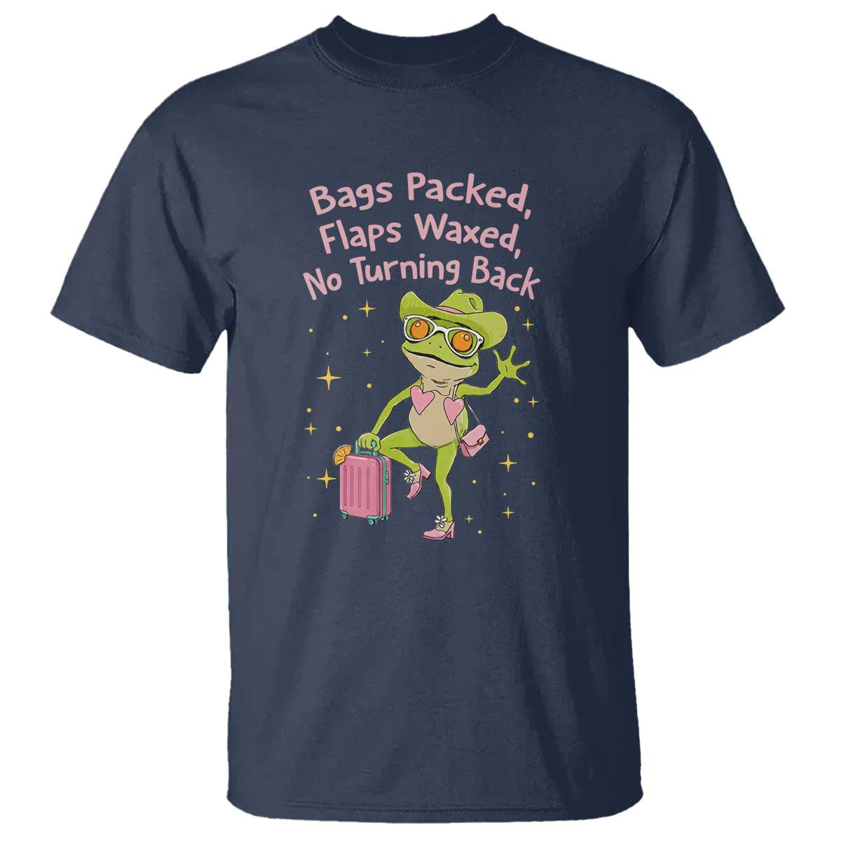 Funny Girls Trip Frog T Shirt Bags Packed Flaps Waxed - Wonder Print Shop