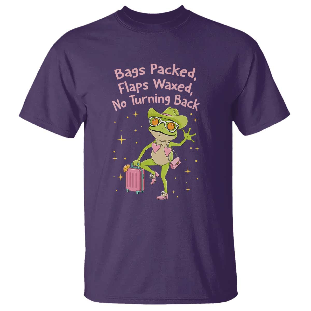 Funny Girls Trip Frog T Shirt Bags Packed Flaps Waxed - Wonder Print Shop