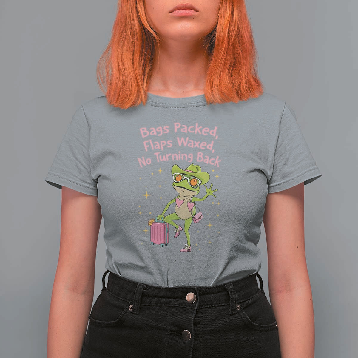 Funny Girls Trip Frog T Shirt For Women Bags Packed Flaps Waxed - Wonder Print Shop