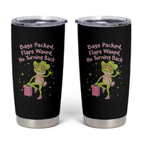 Funny Girls Trip Frog Tumbler Cup Bags Packed Flaps Waxed
