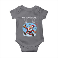 Funny Christmas Drinking Baby Onesie Are you Drunk Santa - Wonder Print Shop