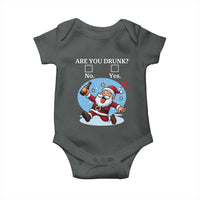 Funny Christmas Drinking Baby Onesie Are you Drunk Santa - Wonder Print Shop
