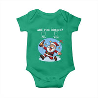 Funny Christmas Drinking Baby Onesie Are you Drunk Santa - Wonder Print Shop