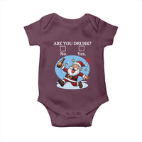 Funny Christmas Drinking Baby Onesie Are you Drunk Santa - Wonder Print Shop