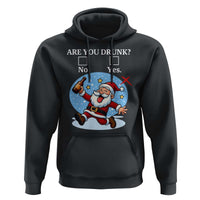 Funny Christmas Drinking Hoodie Are you Drunk Santa - Wonder Print Shop