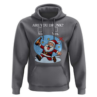 Funny Christmas Drinking Hoodie Are you Drunk Santa - Wonder Print Shop