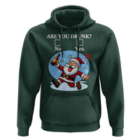 Funny Christmas Drinking Hoodie Are you Drunk Santa - Wonder Print Shop