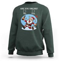 Funny Christmas Drinking Sweatshirt Are you Drunk Santa - Wonder Print Shop