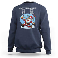 Funny Christmas Drinking Sweatshirt Are you Drunk Santa - Wonder Print Shop