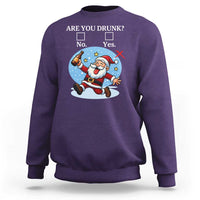 Funny Christmas Drinking Sweatshirt Are you Drunk Santa - Wonder Print Shop
