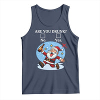 Funny Christmas Drinking Tank Top Are you Drunk Santa - Wonder Print Shop