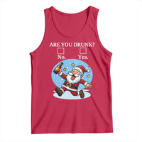 Funny Christmas Drinking Tank Top Are you Drunk Santa - Wonder Print Shop