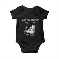 Cat Lover Humor Baby Onesie Are You Drunk Funny Beer Gift - Wonder Print Shop