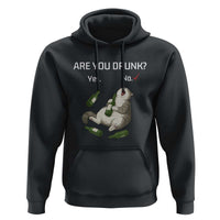 Cat Lover Humor Hoodie Are You Drunk Funny Beer Gift - Wonder Print Shop