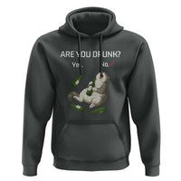 Cat Lover Humor Hoodie Are You Drunk Funny Beer Gift - Wonder Print Shop