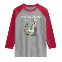 Cat Lover Humor Raglan Shirt Are You Drunk Funny Beer Gift - Wonder Print Shop