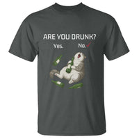 Cat Lover Humor T Shirt Are You Drunk Funny Beer Gift - Wonder Print Shop
