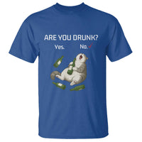Cat Lover Humor T Shirt Are You Drunk Funny Beer Gift - Wonder Print Shop
