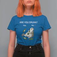 Cat Lover Humor T Shirt For Women Are You Drunk Funny Beer Gift - Wonder Print Shop