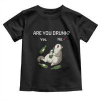 Cat Lover Humor Toddler T Shirt Are You Drunk Funny Beer Gift - Wonder Print Shop