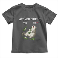 Cat Lover Humor Toddler T Shirt Are You Drunk Funny Beer Gift - Wonder Print Shop