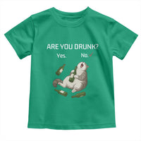Cat Lover Humor Toddler T Shirt Are You Drunk Funny Beer Gift - Wonder Print Shop