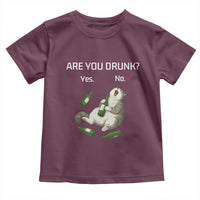 Cat Lover Humor Toddler T Shirt Are You Drunk Funny Beer Gift - Wonder Print Shop