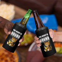 Funny Cat Drinking Beer 4 in 1 Can Cooler Tumbler You Might Be Drunk
