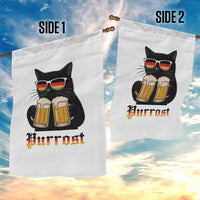 Oktoberfest Prost Cat Drinking Garden Flag Funny Purrost German Beer Gift - Wonder Print Shop