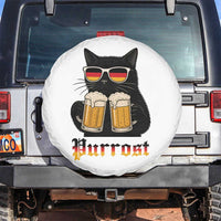 Oktoberfest Prost Cat Drinking Spare Tire Cover Funny Purrost German Beer Gift - Wonder Print Shop