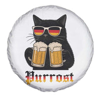 Oktoberfest Prost Cat Drinking Spare Tire Cover Funny Purrost German Beer Gift - Wonder Print Shop