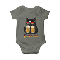 Oktoberfest Prost Cat Drinking Baby Onesie Funny Purrost German Beer Gift - Wonder Print Shop