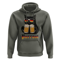 Oktoberfest Prost Cat Drinking Hoodie Funny Purrost German Beer Gift - Wonder Print Shop