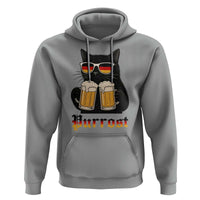 Oktoberfest Prost Cat Drinking Hoodie Funny Purrost German Beer Gift - Wonder Print Shop