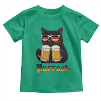 Oktoberfest Prost Cat Drinking Toddler T Shirt Funny Purrost German Beer Gift - Wonder Print Shop
