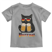 Oktoberfest Prost Cat Drinking Toddler T Shirt Funny Purrost German Beer Gift - Wonder Print Shop