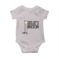 Funny Drinking Lover Baby Onesie This Guy Needs A Beer - Wonder Print Shop