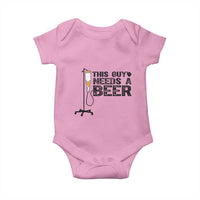 Funny Drinking Lover Baby Onesie This Guy Needs A Beer - Wonder Print Shop