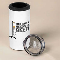 Funny Drinking Lover 4 in 1 Can Cooler Tumbler This Guy Needs A Beer