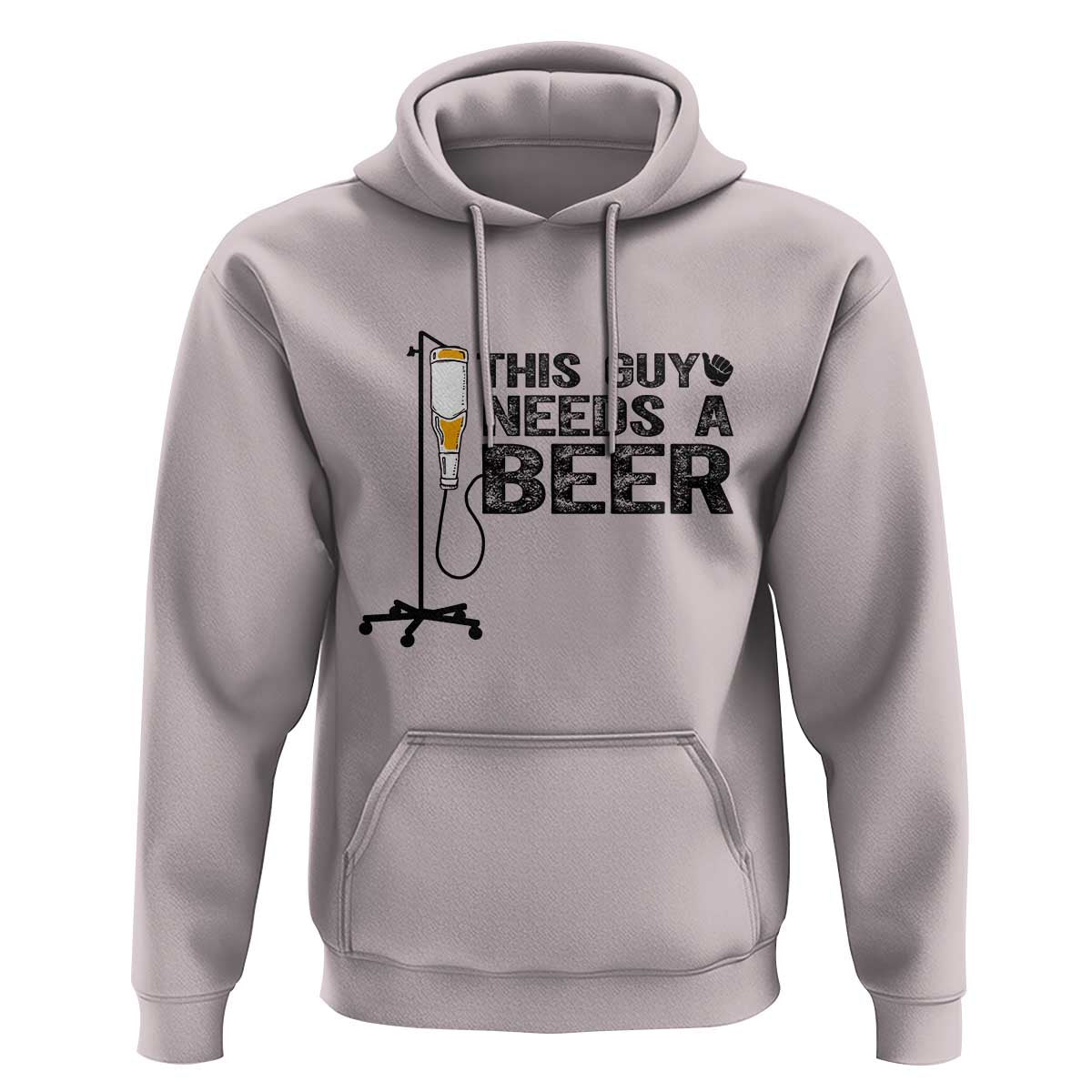 Funny Drinking Lover Hoodie This Guy Needs A Beer - Wonder Print Shop