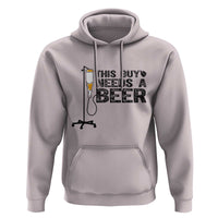 Funny Drinking Lover Hoodie This Guy Needs A Beer - Wonder Print Shop