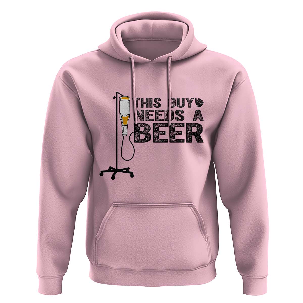 Funny Drinking Lover Hoodie This Guy Needs A Beer - Wonder Print Shop