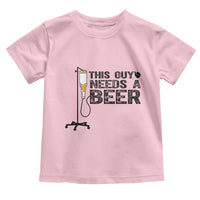 Funny Drinking Lover Toddler T Shirt This Guy Needs A Beer - Wonder Print Shop