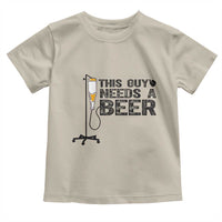 Funny Drinking Lover Toddler T Shirt This Guy Needs A Beer - Wonder Print Shop