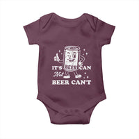 Funny Drinking Lover Baby Onesie It Is Can Not Beer Can Not - Wonder Print Shop