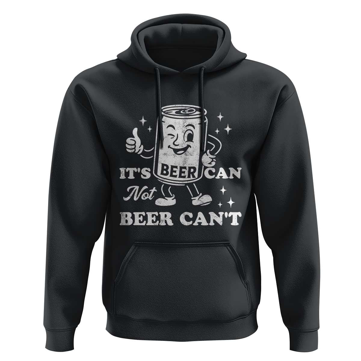 Funny Drinking Lover Hoodie It Is Can Not Beer Can Not - Wonder Print Shop