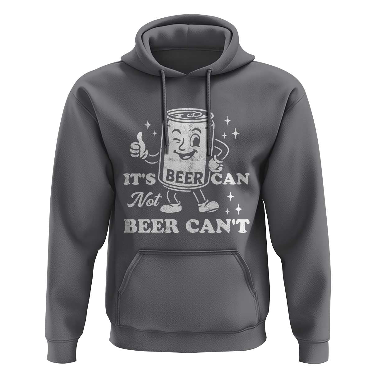 Funny Drinking Lover Hoodie It Is Can Not Beer Can Not - Wonder Print Shop