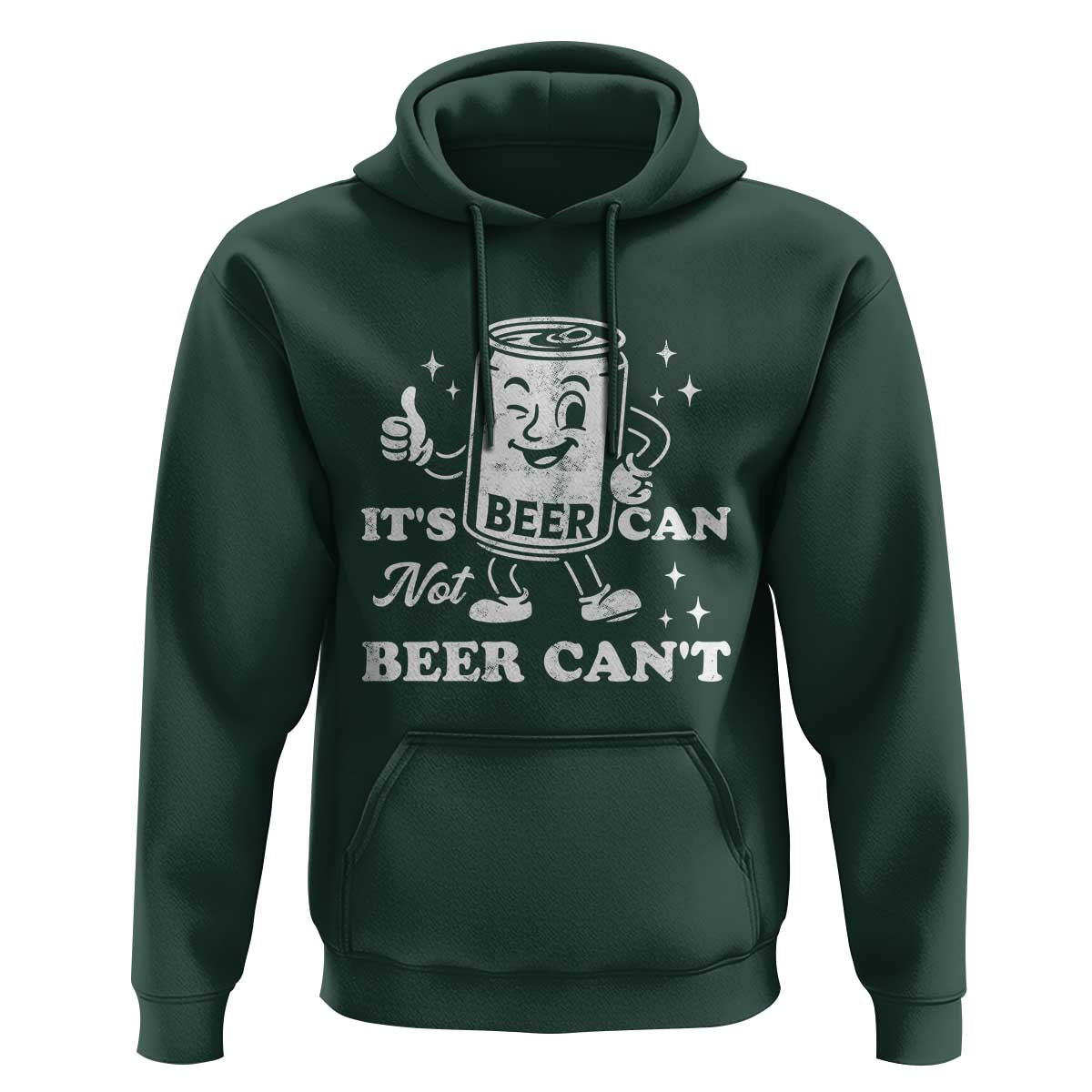 Funny Drinking Lover Hoodie It Is Can Not Beer Can Not - Wonder Print Shop